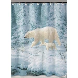 Artic Arrival (Polar Bears) Shower Curtain