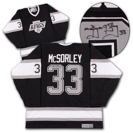 Marty Mcsorley Los Angeles Kings Autographed/Hand Signed Hockey Jersey