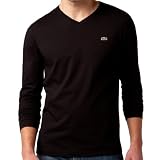 Lacoste Long Sleeve Pima Jersey V-Neck T-Shirt
