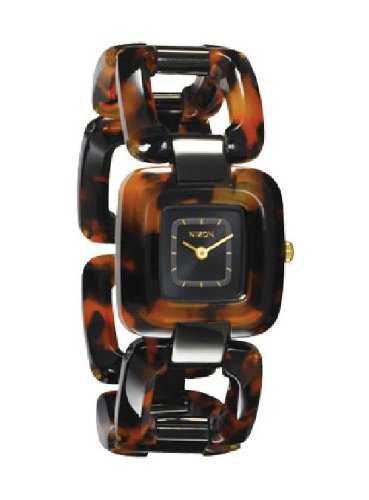 [ニクソン]NIXON 腕時計 SISI ALL BLACK/TORTOISE NA248679-00 レディース 【正規輸入品】