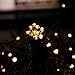 lederTEK Christmas Solar String Lights 72ft 200 LED Fairy Garden Path Lights for Patio, Lawn, Outdoor Décor, Landscape Lighting, Xmas Tree, Holiday, Party, Bedroom Decorations, Indoor (Warm White)