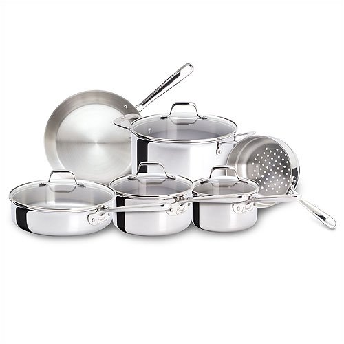 Emeril Pro-Clad Stainless 10-Piece Cookware Set