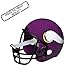 Scotch Magic Tape Dispenser, Minnesota Vikings Football Helmet with 1 Roll of 3/4 x 350 Inches Tape