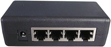 HUACAM HPI04 4 Port Passive Power 0ver Ethernet POE Injector For IP Camera, Access Points