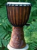 Tribal Moonmask Djembe Drum- 23-24 Tall, 12-13 Head