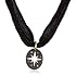 black ribbon tie necklace Mizuk