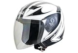 リード工業 LEAD STRAX SJ-9 ジェットヘルメット ホワイト M (SJ-9 WH-M) SJ