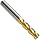 Niagara Cutter C430 Carbide End Mill, General Purpose, TiN Coated, 4 Flutes, Square End