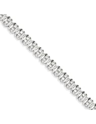 Sterling Silver Diamond Bracelet