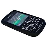 Black Silicone Soft Skin Case Cover for Blackberry Bold 9700, Onyx 9700, 90 ....