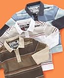 Quiksilver Little Boy Copious Layered Striped Polo
