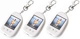 (Set of 3) 1.5 Keychain Photo Viewer (White X3) w/ Deluxe Gift Box. HOT!!!