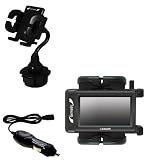 Amcor Navigation GPS 4500 Auto Cup Holder with Car Charger - Uses Gomadic TipExchange
