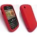 EMARTBUY BLACKBERRY 8520 CURVE / 9300 CURVE 3G SILICON CASE/COVER/SKIN RED + SCREEN PROTECTOR