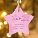 Personalized Porcelain Christmas Tree Ornament - A Star Is Born