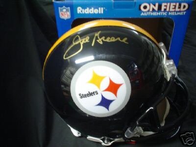 Joe Greene Steelers AUTOGRAPH Full Size Auth Helmet GAI