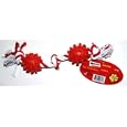 Milk-Bone Brand, Spiny Pull Rope Toy For Dogs with 2 Spiny Balls (1 Each)
