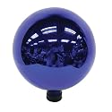 Garden Odyssey 10-Inch Glass Gazing Globe, Blue