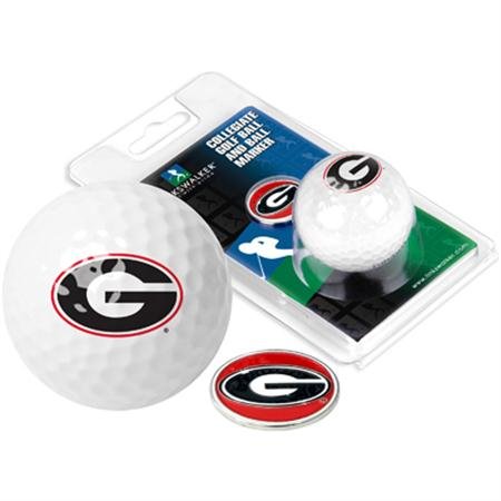 Georgia Bulldogs Uga Ncaa Collegiate Logo Golf Ball Ball Marker