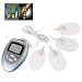 IQ Massager Basic AS - 1018 Black Mini Massager - 8 Modes - Handheld Portable Theraputic with 4 Pads