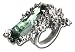 Winter Garden Crystal - Alchemy Gothic Pewter Ring