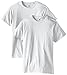 Hanes Men's Nano Premium Cotton T-Shirt (Pack of 2), White, Medium