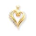 14k Heart Pendant Mounting