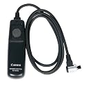 Canon RS-80N3 Remote Switch for EOS-1V/1VHS, EOS-3, EOS-D2000, D30, D60, 1D, 1Ds, EOS-1D Mark II,III, EOS-1Ds Mark II,III, EOS-10D, 20D, 30D,40D, 50D, 5D