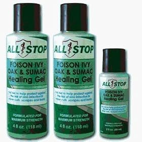 All Stop Healing Gel Family Pack :: Relieves Poison Ivy Itching and Burning and Cleanses Skin Irritations by All Stop