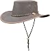 BARMAH HAT SUN HAT 1050 DROVER OIL SKIN BROWN