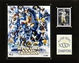St. Louis Rams Super Bowl XXXIV Champs 12"x15" Plaque