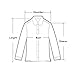 Zacoo Women's Slim Lapel Cotton Office Blazer