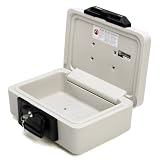 SentrySafe 1/2 Hour FIRE-SAFE Chest, 0.18 Cubic Feet, Dove Gray, #1100