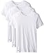 Lacoste Men's Cotton Crew-Neck T-Shirt Undershirt (3-Pack), White, Small