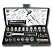 KD Tools 8921 21 Piece Fractional and Metric Combo GearRatchet Vortex Socket Set