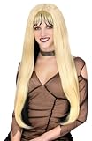 Pony Express - Sinister Black and Blonde Witch Wig for Costume