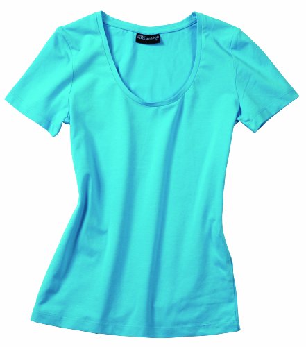 James & Nicholson Damen Funktions T-Shirt Elastic, turquoise, L, JN361 tu Preisvergleich
