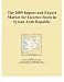 The 2009 Import and Export Market for Licorice Roots in Syrian Arab Republic