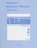 Student Solutions Manual for Elementary Statistics