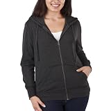 Junior's Plus-Size Pure Energy Ebony Long-Sleeve Fashion Hoodie
