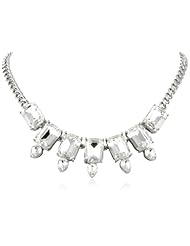 Jessica Simpson Icy Mountainside Crystal Necklace, 16"