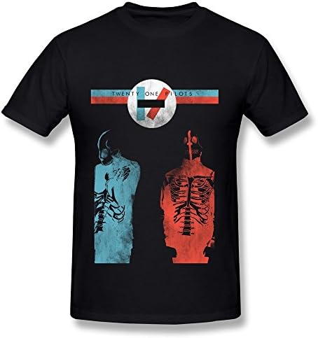 HANJ Emotional Roadshow Twenty One Pilots 2016 T Shirt For Men Black XS