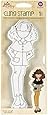 Prima Marketing Julie Nutting Mixed Media Cling Rubber Stamps, Giulia