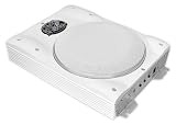 Pyle Lanzar AQTB8 8-Inch 1000 Watts Low-Profile Super Slim Active Amplified Marine/Waterproof Subwoofer System - Set of 1
