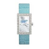 Los Angeles Dodgers Ladies MLB Starlette Watch (Leather Band)