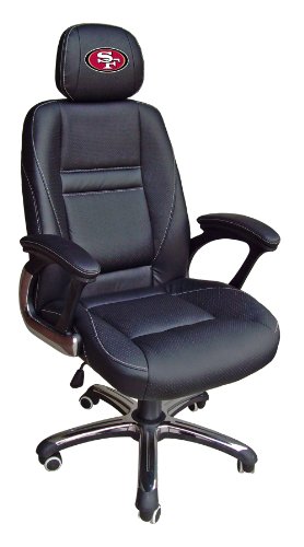 NFL San Francisco 49ers Leather Office Chair On Sale