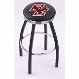 Boston College Eagles 25 Single-ring Swivel Bar Stool with Black Accent Ring