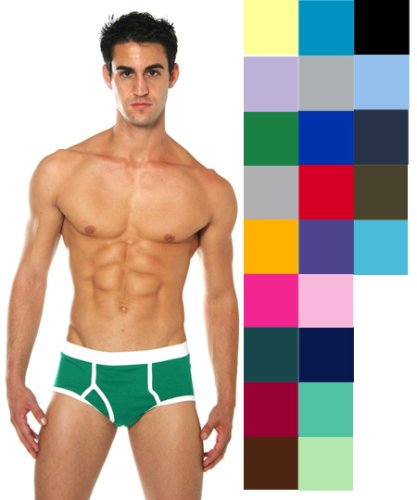 American Apparel Unisex Baby Rib Brief