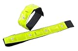 Eurow Safety 3M Scotchlite Reflective Bands With 4 LED (2 Pack)