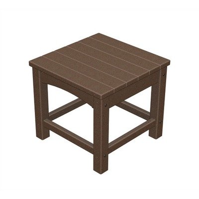 Poly-Wood Club 18-Inch Side Table Teak